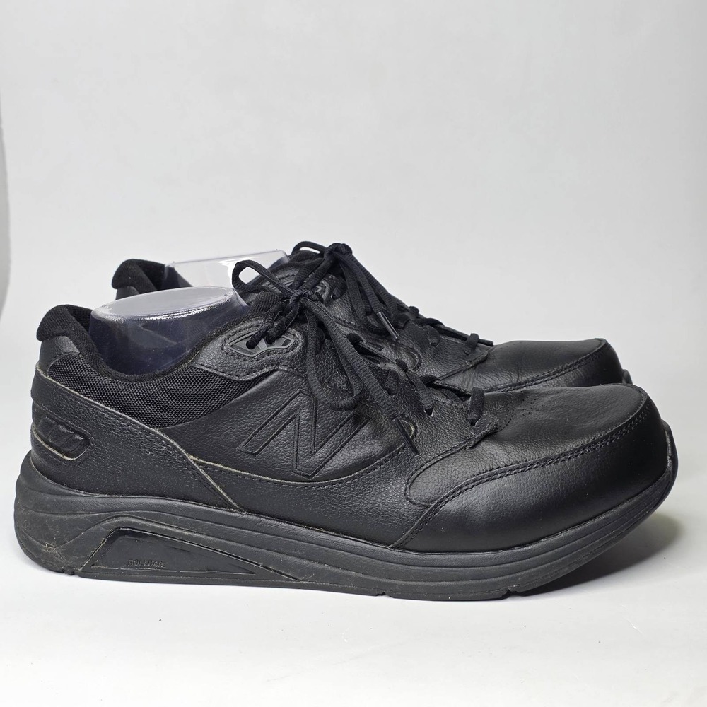 New Balance 928v3 Men's Sneaker Size 12 M Women's 13.5 W Black Leather Shoes Low